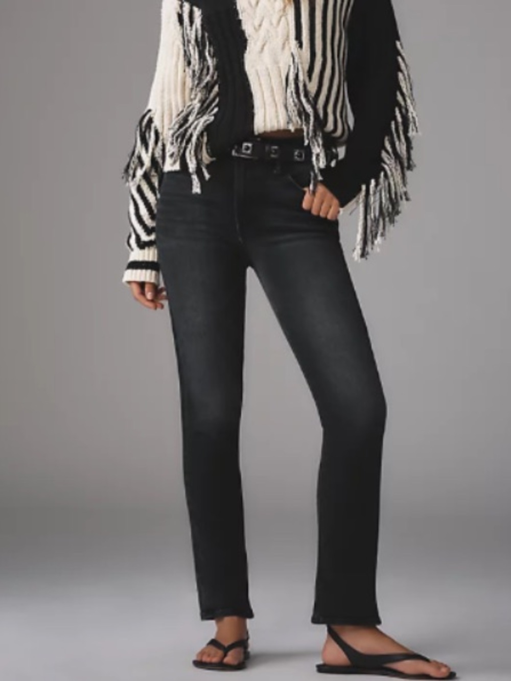 MOTHER Mid Rise Dazzler Flood Jeans